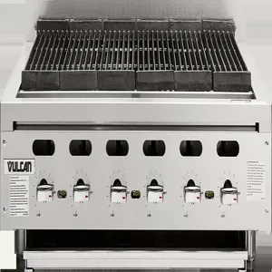 VULCAN HART VACB47 Charbroiler, Heavy Duty, 46 7/8 Inch Width, 17000 Btu/Hr Per Burner | CE7KHJ