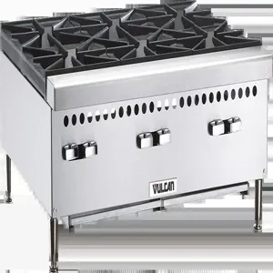 VULCAN HART VCRH36 Gas Hot Plate, 36 Inch Width, 13 Inch Height, 25000 Btu/Hr | CE7KHL