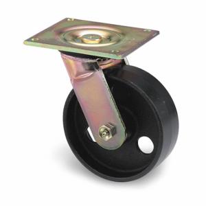 WAGNER 1FA808411000D91R Plate Caster, 8 Inch Dia, Swivel Caster | CP4TZX 3A887