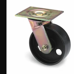 WAGNER 1FA808411000D91R Plate Caster, 8 Inch Dia, Swivel Caster | CP4TZX 3A887