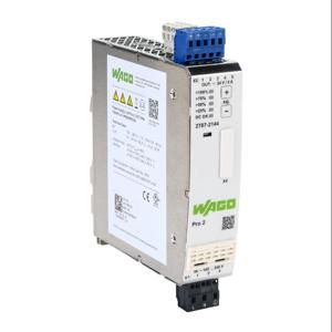 WAGO 2787-2144 Switching Power Supply, 24 VDC At 5A/120W, 120/240 VAC Nominal Input, 1-Phase, Enclosed | CV6UUX