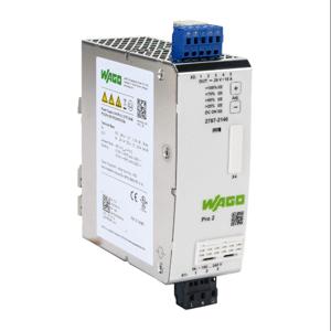 WAGO 2787-2146 Switching Power Supply, 24 VDC At 10A/240W, 120/240 VAC Nominal Input, 1-Phase, Enclosed | CV6UUY