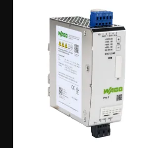 WAGO 2787-2146 Switching Power Supply, 24 VDC At 10A/240W, 120/240 VAC Nominal Input, 1-Phase, Enclosed | CV6UUY