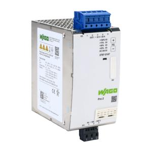 WAGO 2787-2147 Switching Power Supply, 24 VDC At 20A/480W, 120/240 VAC Nominal Input, 1-Phase, Enclosed | CV6UUZ