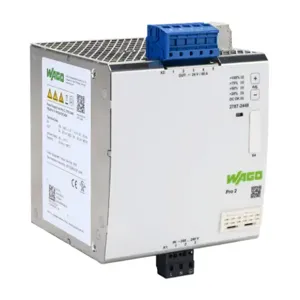 WAGO 2787-2448 Switching Power Supply, 24 VDC At 40A/960W, 220 VAC Nominal Input, 1-Phase, Enclosed | CV6UVC