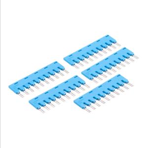 WAGO 60432948 Jumper, Push-In Type, 10-Pole, Blue, 18A, Pack Of 5 | CV6TDP