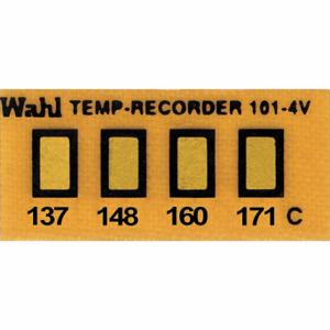 WAHL 101-4-137VC Nicht umkehrbarer Temperaturanzeiger, horizontaler Streifen, 4 Punkte, 10er-Packung | CU8CMQ 6FYH6