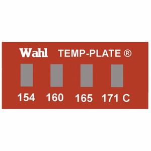 WAHL 101-4-154C Nicht umkehrbarer Temperaturanzeiger, horizontaler Streifen, 4 Punkte, 10er-Packung | CU8CRU 6FYJ1
