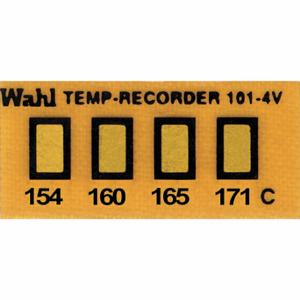 WAHL 101-4-154VC Non-Reversible Temp Indicator, Horizontal Strip, 4 Points, 10 Pack Qty | CU8CTB 6FYJ2