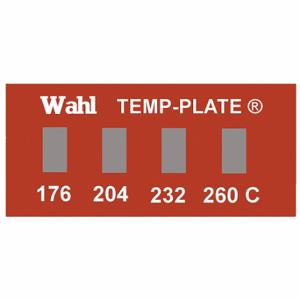 WAHL 101-4-177C Nicht umkehrbarer Temperaturanzeiger, horizontaler Streifen, 4 Punkte, 10er-Packung | CU8CML 6FYJ8