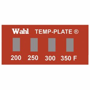 WAHL 101-4-202F Non-Reversible Temp Indicator, Horizontal Strip, 4 Points, 10 Pack Qty | CU8CTQ 6FYK9