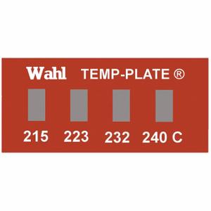 WAHL 101-4-215C Non-Reversible Temp Indicator, Horizontal Strip, 4 Points, 10 Pack Qty | CU8CMD 6FYL0
