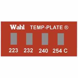 WAHL 101-4-223C Nicht umkehrbarer Temperaturanzeiger, horizontaler Streifen, 4 Punkte, 10er-Packung | CU8CMF 6FYL1
