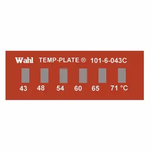 WAHL 101-6-043C Non-Reversible Temp Indicator, Horizontal Strip, 6 Points, 10 Pack | CU8CUD 6FYN5