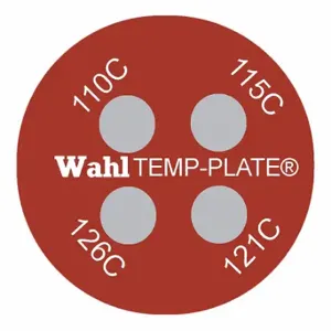 WAHL 442-110C Non-Reversible Temp Indicator, Round Dot, 4 Points, 10 Pack | CU8CVQ 6EAD0