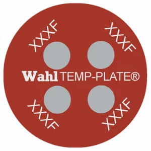 WAHL 442-190F Non-Reversible Temp Indicator, Round Dot, 4 Points, 10 Pack | CU8CWP 6EAE3