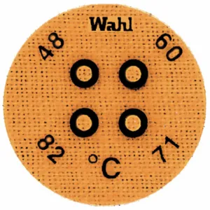 WAHL 443-048C Non-Reversible Temp Indicator, Round Dot, 4 Points, 10 Pack | CU8CXN 6EAF4