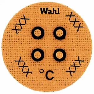 WAHL 443-082C Non-Reversible Temp Indicator, Round Dot, 4 Points, 10 Pack | CU8CLW 6EAG2