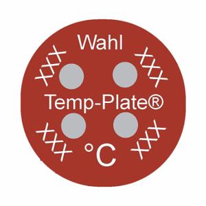 WAHL 444-110C Nicht umkehrbarer Temperaturindikator, runder Punkt, 4 Punkte, 10er-Pack | CU8CXM 6EAK7
