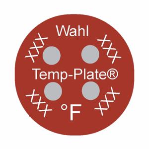 WAHL 444-170F Nicht umkehrbarer Temperaturindikator, runder Punkt, 4 Punkte, 10er-Pack | CU8CXQ 6EAL9