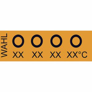 WAHL 450-065VC Non-Reversible Temp Indicator, Horizontal Strip, 4 Points, 10 Pack | CU8CPG 6KJA9