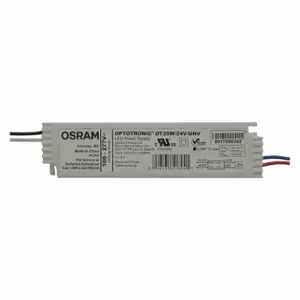 WALDMANN 209585029 Led Driver, 100-277 Vac, 20W Max, Led Driver, 100-277 Vac, 20W Max | CU8CZJ 183C60