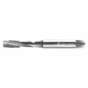 WALTER TOOLS 2041210-M6 Spiral Flute Tap, M6X1 Thread Size, 15 mm Thread Length, 80 mm Length | CU9FTX 426X38