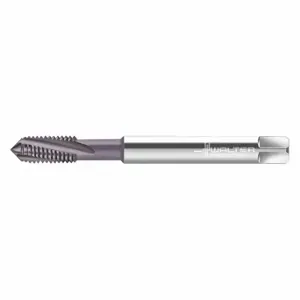 WALTER TOOLS 2041663-M8 Spiral Flute Tap, M8X1.25 Thread Size, 18 mm Thread Length, 90 mm Length | CU9FYU 426X67