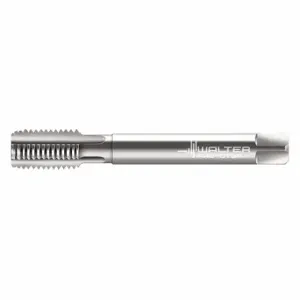 WALTER TOOLS 21368-M6X0.75 Straight Flute Tap, M6X0.75 Thread Size, 15 mm Thread Length, 80 mm Length, D4 | CU9BPJ 427A30