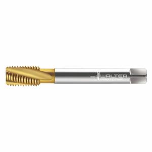 WALTER TOOLS 2146005-M16X1.5 Spiral Flute Tap, M16X1.5 Thread Size, 21 mm Thread Length, 100 mm Length, Tin | CU9ERL 427A54