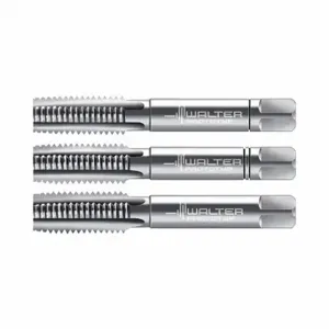 WALTER TOOLS 5079108 Three Piece Tap Kit, M6-1.00 Tap Thread Size, 15.00 mm Thread Length | CU9JEM 60HC77