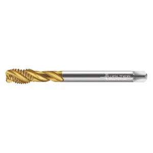 WALTER TOOLS 7056775-M16 Spiral Flute Tap, M16X2 Thread Size, 20 mm Thread Length, 110 mm Length, Tin | CU9JMX 427H45