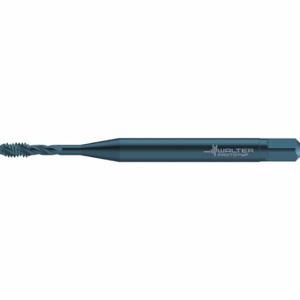 WALTER TOOLS 7557105 Spiral Flute Tap, 0.0600 Inch Thread Size, 0.1970 Inch Thread Length, 1.575 Inch Length | CU9JRX 60HE12