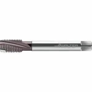 WALTER TOOLS 7569289 Spiral Flute Tap, 15.88 mm Thread Size, 20 mm Thread Length, 110 mm Length, 4 Flutes | CU9DLH 60HE88