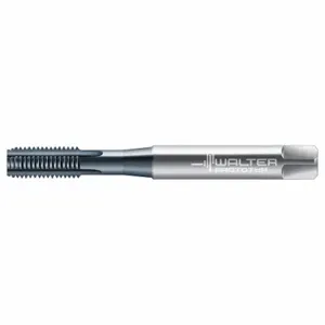 WALTER TOOLS 7569322 Straight Flute Tap, #8-32 Thread Size, 0.4720 Inch Thread Length, 2.4800 Inch Length, 2B | CU9AYX 60HC52