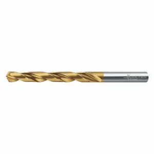 WALTER TOOLS A1211TIN-3.8 Jobber Length Drill Bit, 3.80 mm Drill Bit Size, 43 mm Flute Length, 75 mm Overall Length | CU8QMT 442H38