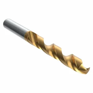 WALTER TOOLS A1211TIN-8.3 Jobber Length Drill Bit, 8.30 mm Drill Bit Size, 75 mm Flute Length, High Speed Steel | CU8TDE 442H83