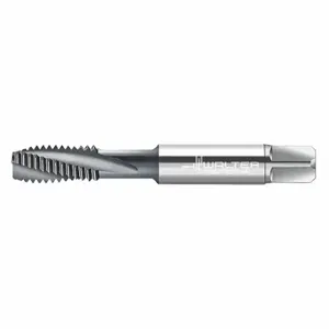 WALTER TOOLS A2240661-UNC8 Spiral Flute Tap, #8-32 Thread Size, 15 mm Thread Length, 54 mm Length, Nit | CU9DBW 427M61