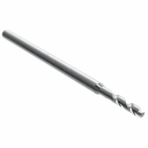 WALTER TOOLS A3153-0.58 Micro Drill Bit, 0.58 mm Drill Bit Size, 1/8 Inch Flute Length, 1 mm Shank Dia, Left Hand | CU8YRG 440R68