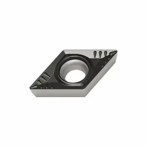 WALTER TOOLS DCMT11T304-RM4 WMP20S Diamond Turning Insert, Neutral, 5/32 Inch Thick, 1/64 Inch Corner Radius | CU9NRF 53UX32