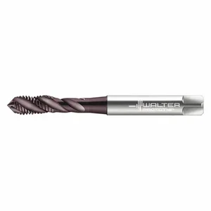 WALTER TOOLS EP2051302-M8 Spiral Flute Tap, M8X1.25 Thread Size, 12 mm Thread Length, 90 mm Length, Thl | CU9FXM 428C90