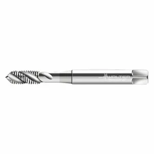 WALTER TOOLS P21519-M4X0.5 Spiral Flute Tap, M4X0.5 Thread Size, 7 mm Thread Length, 63 mm Length, D3 | CU9FHN 428Y17