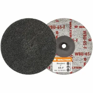 WALTER SURFACE TECHNOLOGIES 04U322 Finishing Disc, TR, 3 Inch Dia, Silicon Carbide, Twist Blendex U | CU9CBK 804CK9