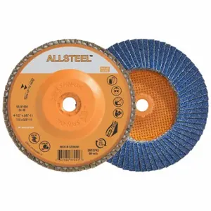 WALTER SURFACE TECHNOLOGIES 06W454 Allsteel Blending Disc, 4.5 Inch X 5/8 Inch | CU9CBU 703N12