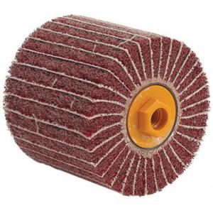 WALTER SURFACE TECHNOLOGIES 07K421 Finishing Drum, 4 1/2 Inch Dia x 2 Inch W, 5/8 11 Arbor, Aluminum Oxide | CU9CFT 801WD4