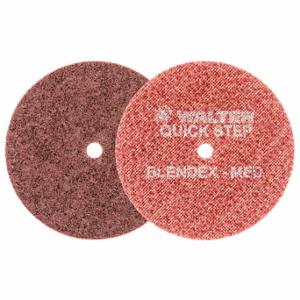 WALTER SURFACE TECHNOLOGIES 07R453 Conditioning Disc, 4 1/2 Inch, Aluminum Oxide, Medium, Quick-Step Blendex | CU9BYE 249P32