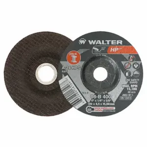 WALTER SURFACE TECHNOLOGIES 08B400 HP Grinding Wheel | CU9CBP 340KN8