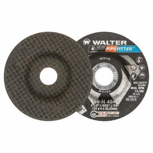 WALTER SURFACE TECHNOLOGIES 08N454 Schleifscheibe mit gekröpfter Mitte, Aluminiumoxid, Pipefitter | CU9CAQ 32WK22