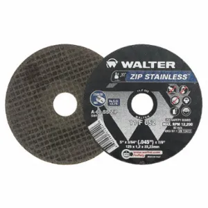 WALTER SURFACE TECHNOLOGIES 11F052 Abrasive Cut-Off Wheel, 0.0469 Inch Thick | CU9BVN 32WL04