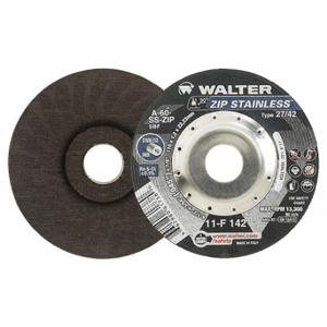 WALTER SURFACE TECHNOLOGIES 11F142 Depressed Center Cut-Off Wheel, Aluminum Oxide, Zip | CU9BZQ 32WL08